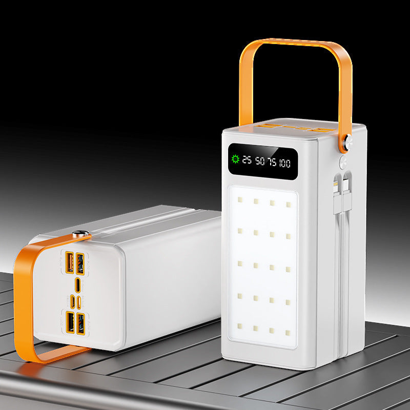 Ultra-Large Capacity Solar Power Bank with LED