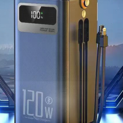 Ultra-Large Capacity Solar Power Bank with LED