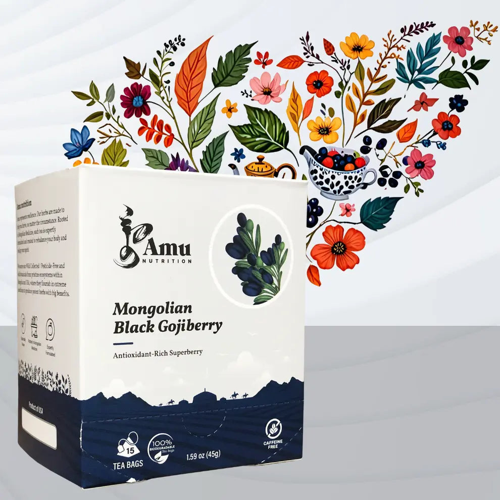 Mongolian Black Goji Berries Tea – Desert-Grown.