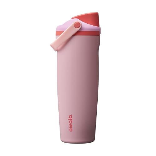 Owala FreeSip Sway Stainless Steel Water Bottle 30 oz Angel Food Cake
