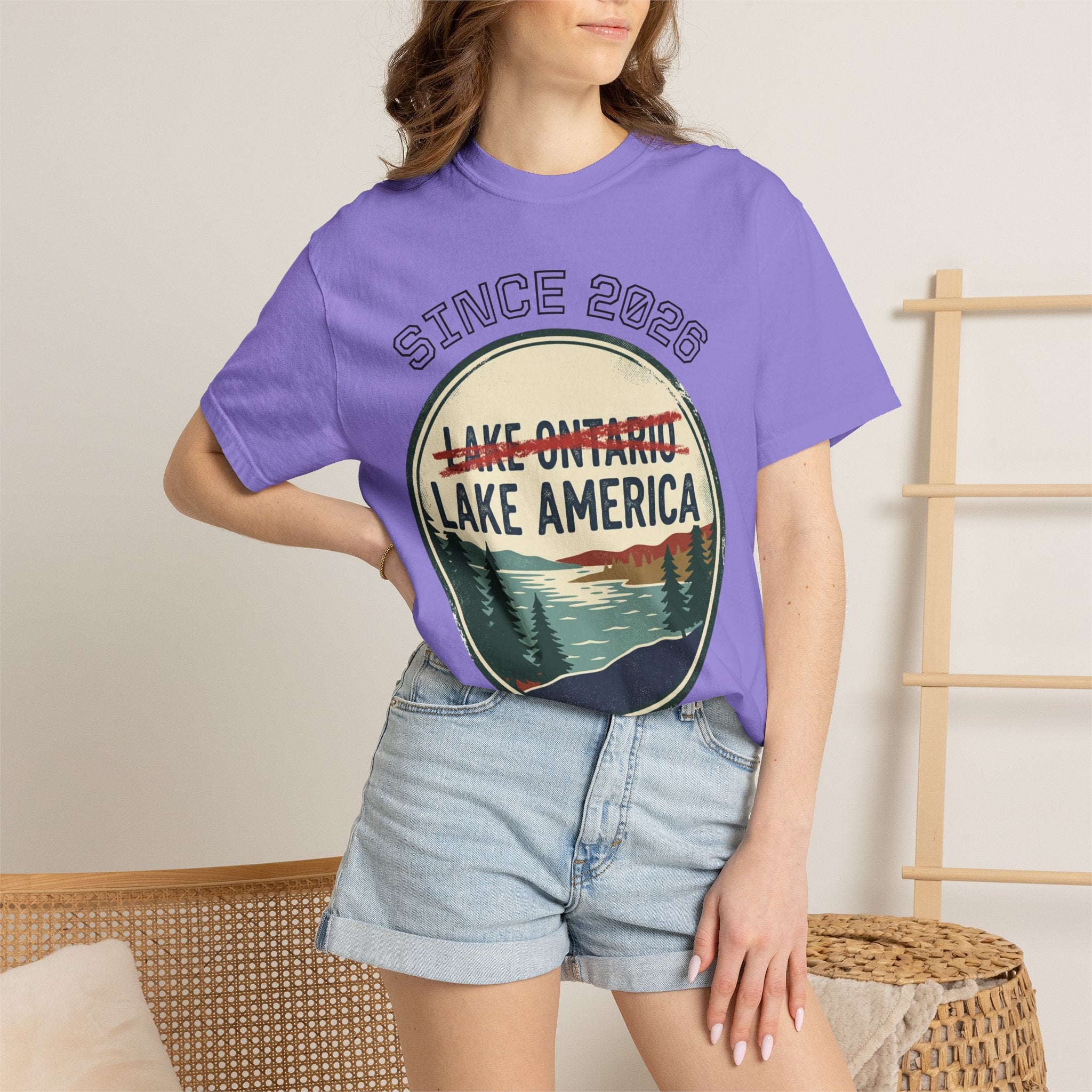 Lake America Vintage T-Shirt — Since 2026 Forest Lake Graphic Tee