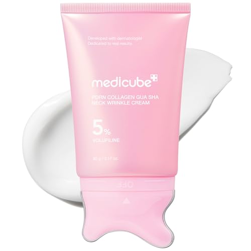 medicube PDRN Collagen Gua Sha Neck Wrinkle Cream - Firming, Contour Care