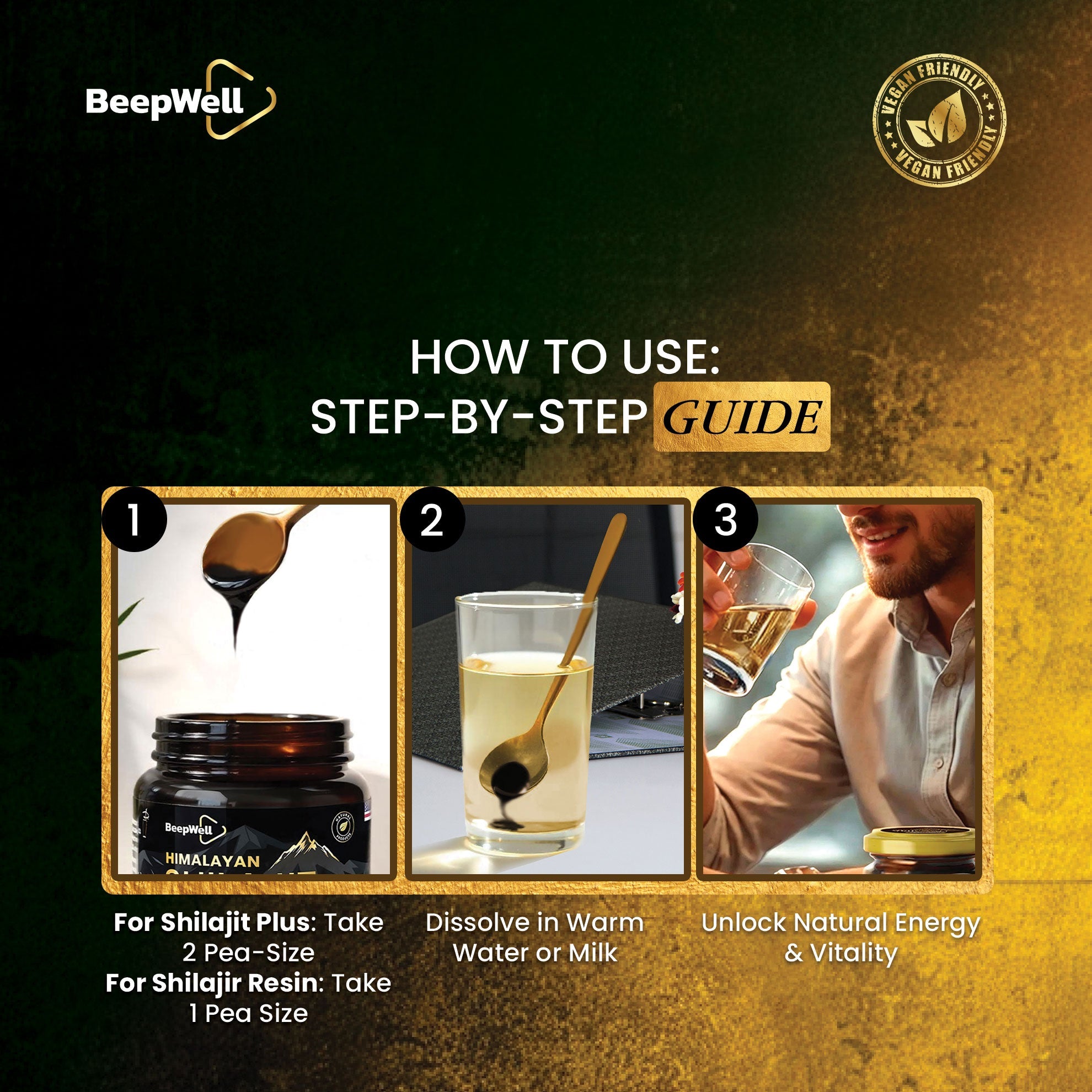 BeepWell Shilajit Resin Combo Pack –