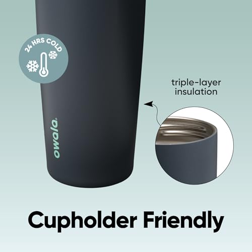 Owala FreeSip Sway Stainless Steel Water Bottle 30 oz Foggy Tide