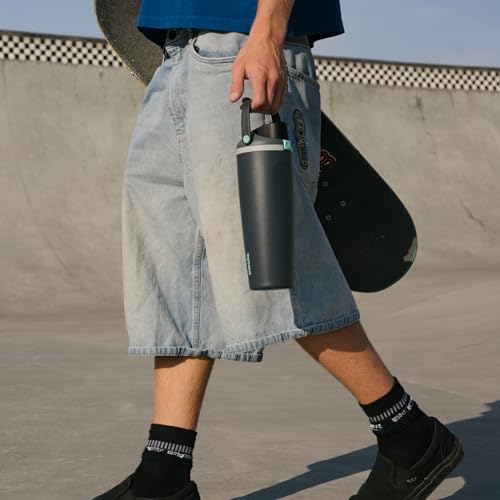 Owala FreeSip Sway Stainless Steel Water Bottle 30 oz Foggy Tide