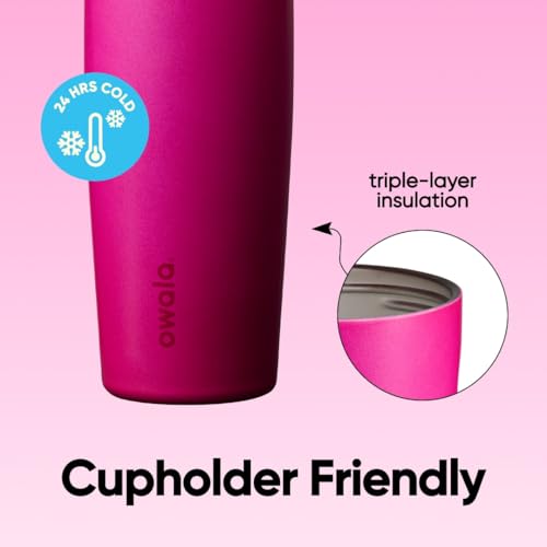 Owala FreeSip Sway Stainless Steel Water Bottle 30 oz Read My Lips