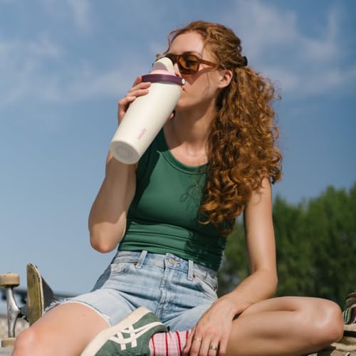 Owala FreeSip Sway Stainless Steel Water Bottle 30 oz Angel Food Cake