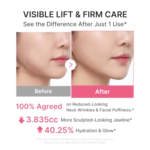 medicube PDRN Collagen Gua Sha Neck Wrinkle Cream - Firming, Contour Care