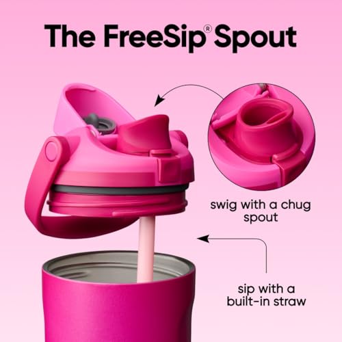 Owala FreeSip Sway Stainless Steel Water Bottle 30 oz Read My Lips