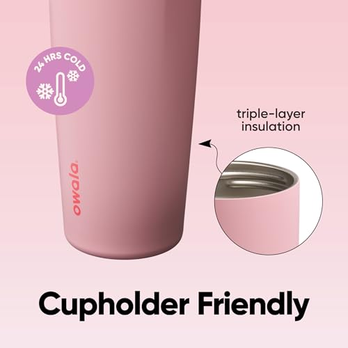 Owala FreeSip Sway Stainless Steel Water Bottle 30 oz Angel Food Cake
