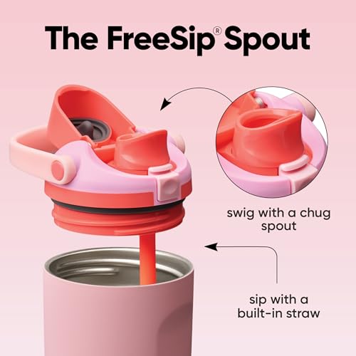 Owala FreeSip Sway Stainless Steel Water Bottle 30 oz Angel Food Cake