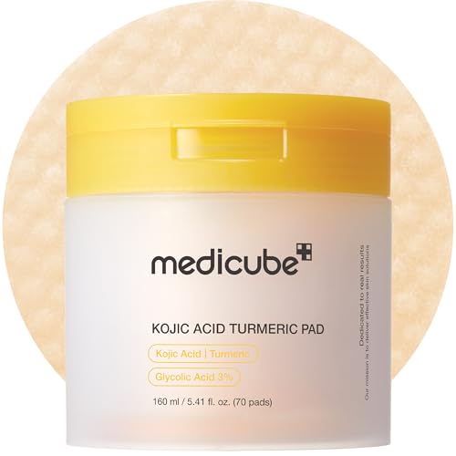 medicube Toner Pads Kojic Acid Turmeric Clarifying Pad for Troubled Skin