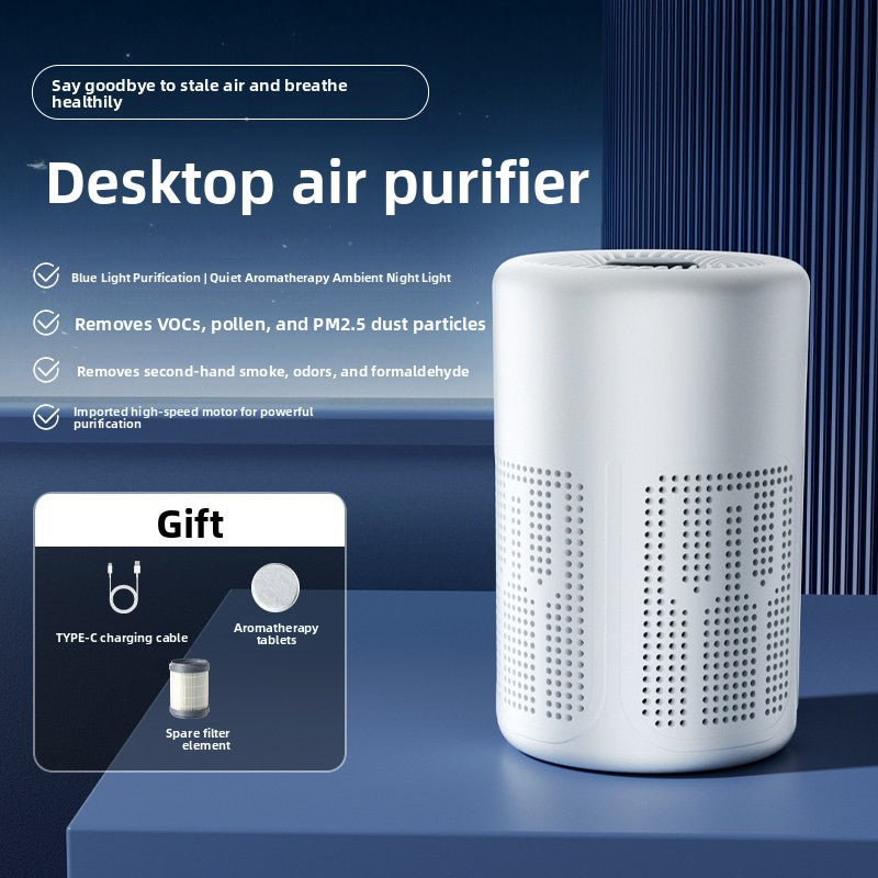 Desktop Air Purifier for Home and Office Use
