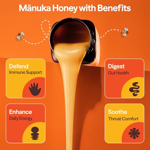Wedderspoon Organic Raw Manuka Honey 100+ MGO, 8.8 Oz
