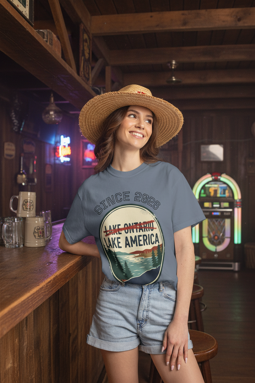 Lake America Vintage T-Shirt — Since 2026 Forest Lake Graphic Tee