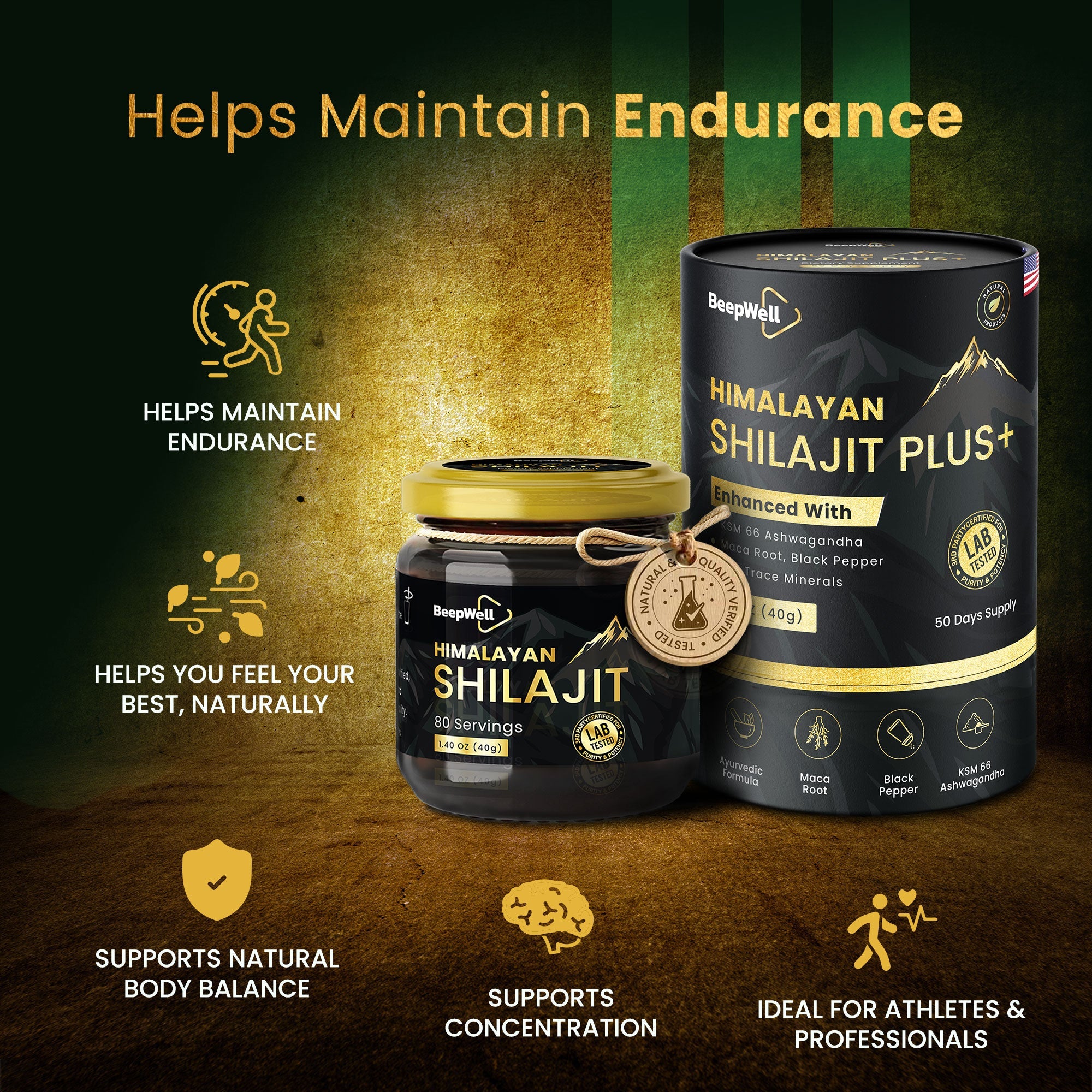 BeepWell Shilajit Resin Combo Pack –