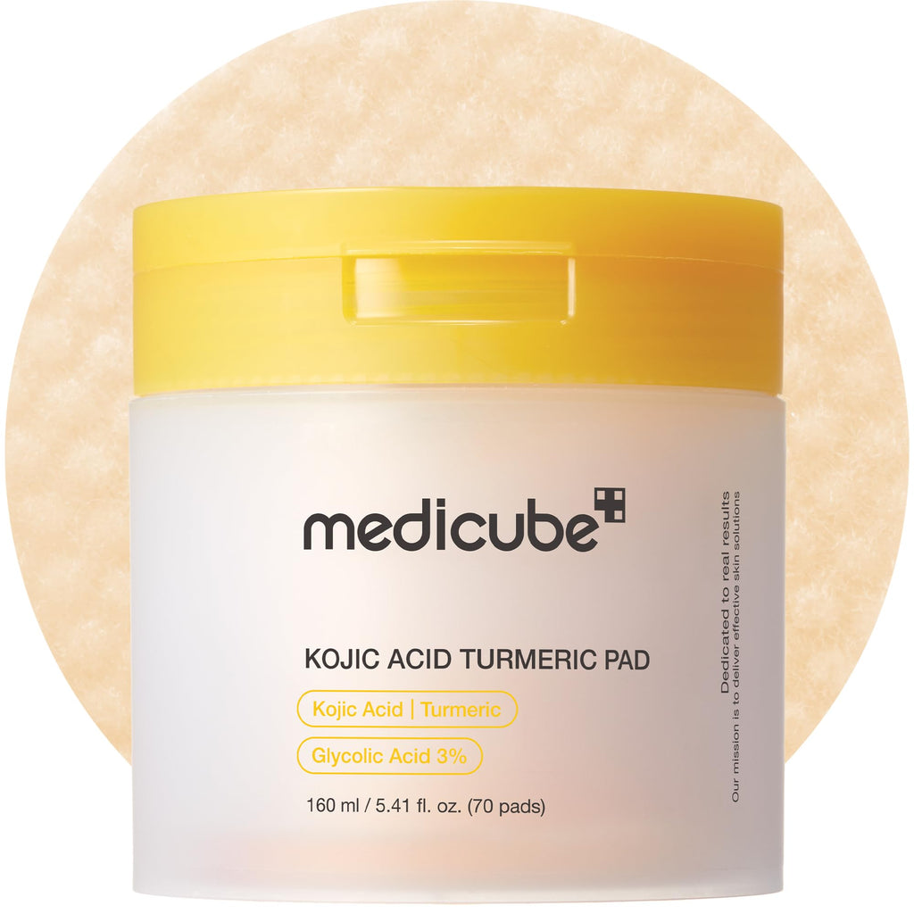 medicube Toner Pads Kojic Acid Turmeric Clarifying Pad for Troubled Skin
