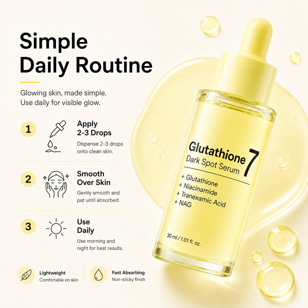 Press Dropper Glass Bottle Facial Essence