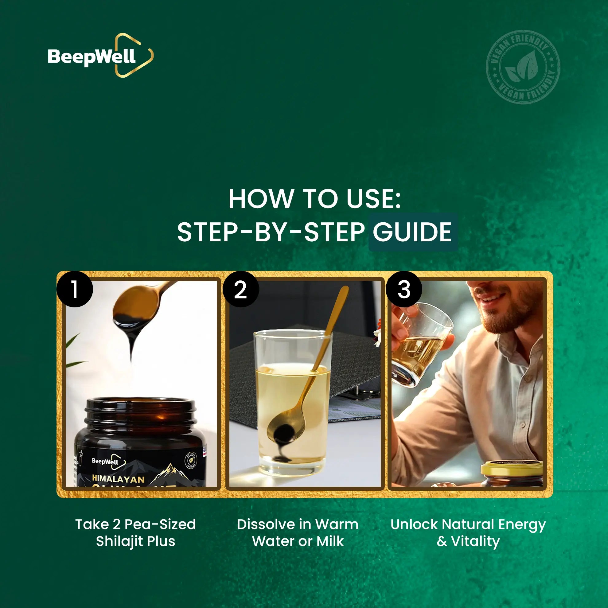 BeepWell Shilajit Resin & Gummies Combo –