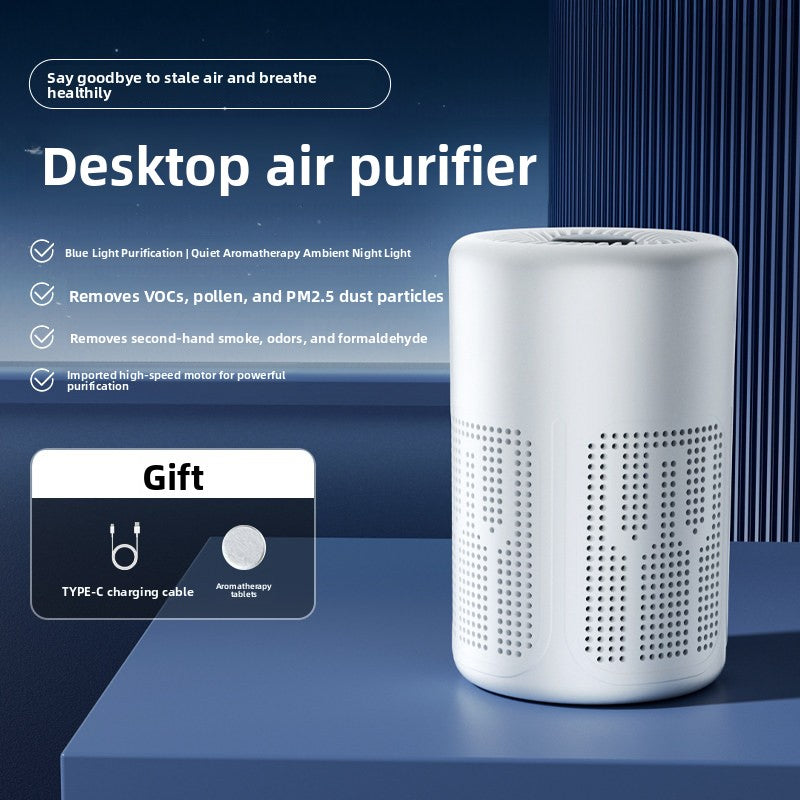 Desktop Air Purifier for Home and Office Use