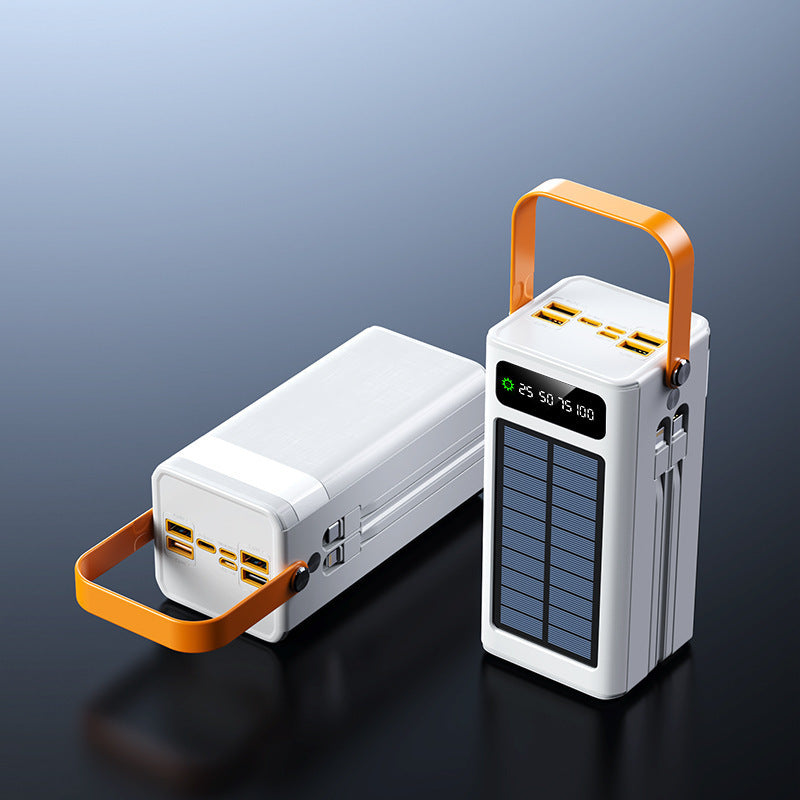 Ultra-Large Capacity Solar Power Bank with LED