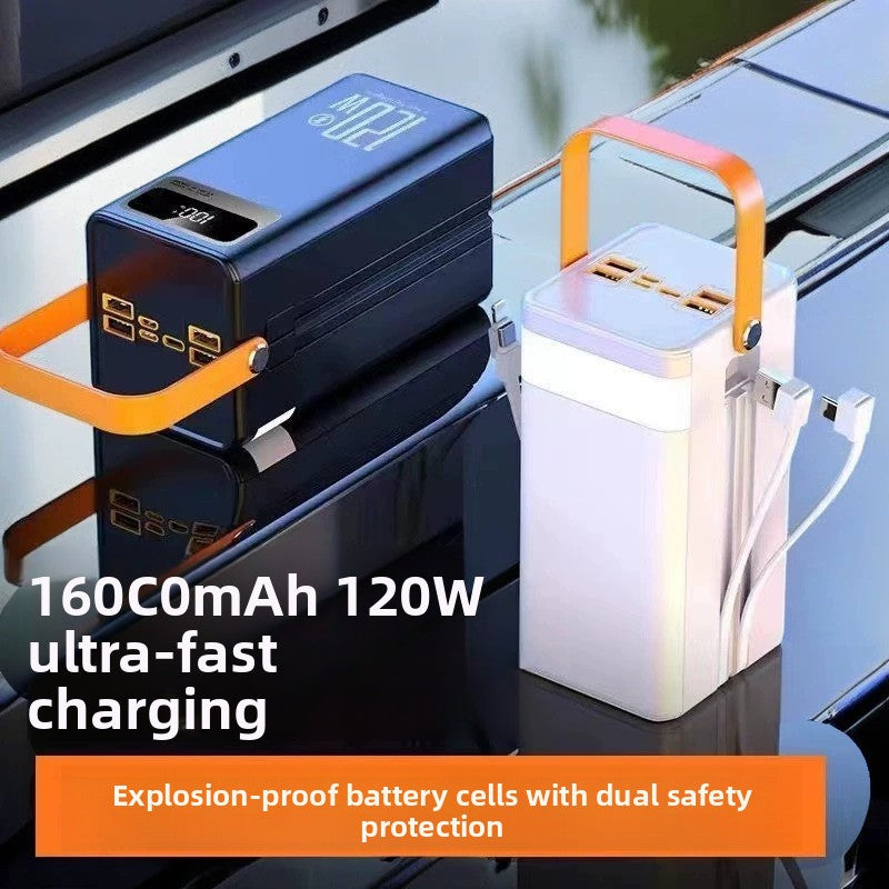 Ultra-Large Capacity Solar Power Bank with LED