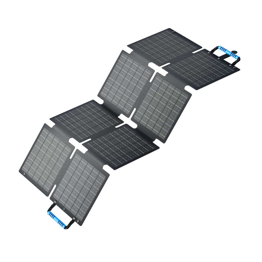 BLUETTI 60W Portable Solar Panel – Ultra-Light Foldable Solar Charger with USB Ports