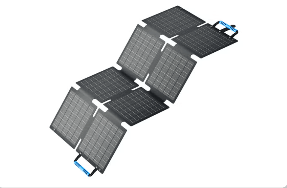BLUETTI 60W Portable Solar Panel – Ultra-Light Foldable Solar Charger with USB Ports
