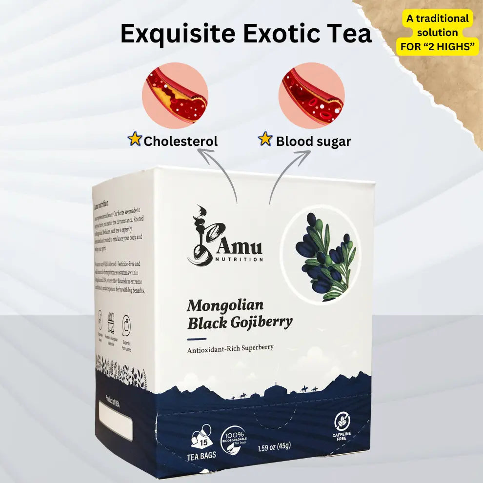 Mongolian Black Goji Berries Tea – Desert-Grown.