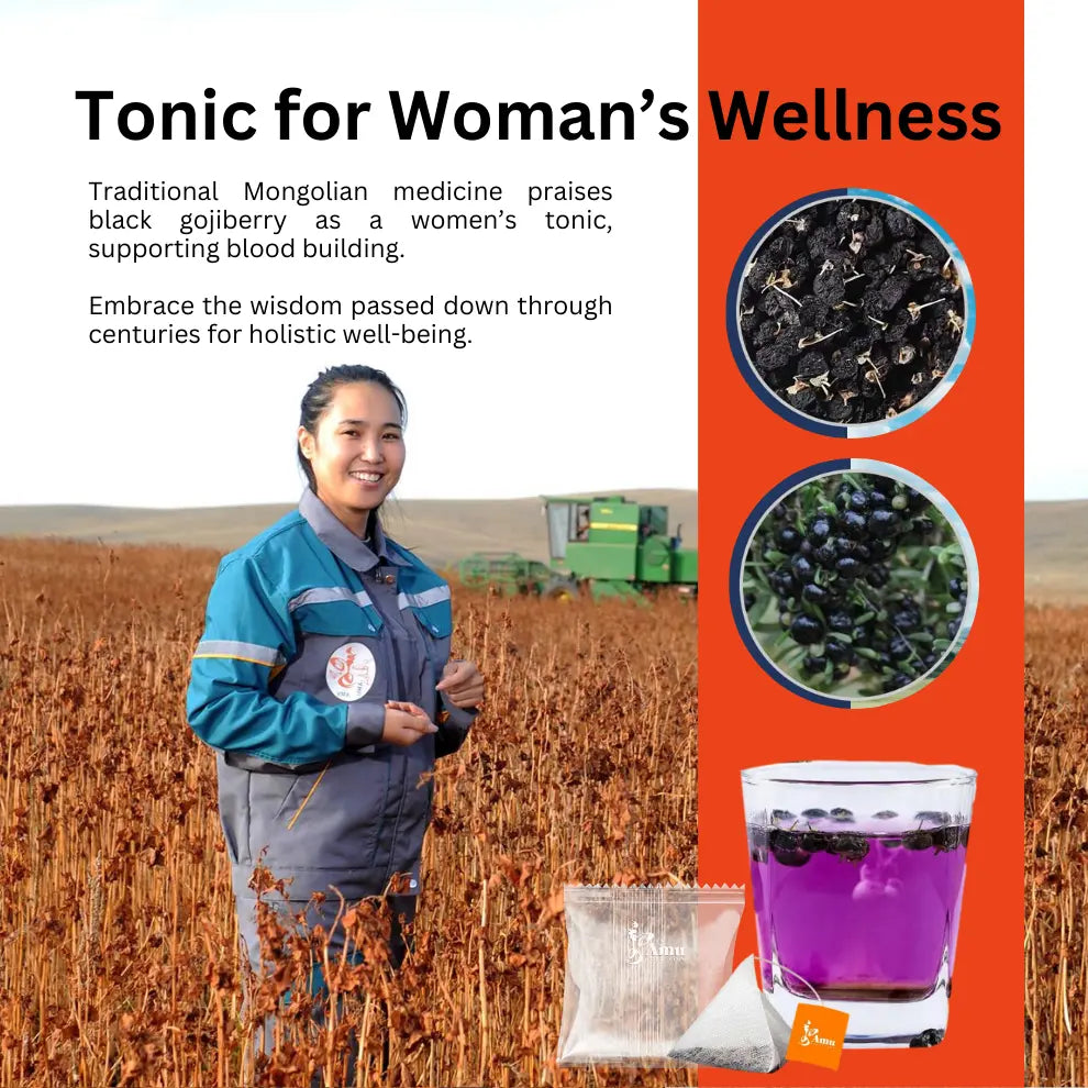 Mongolian Black Goji Berries Tea – Desert-Grown.