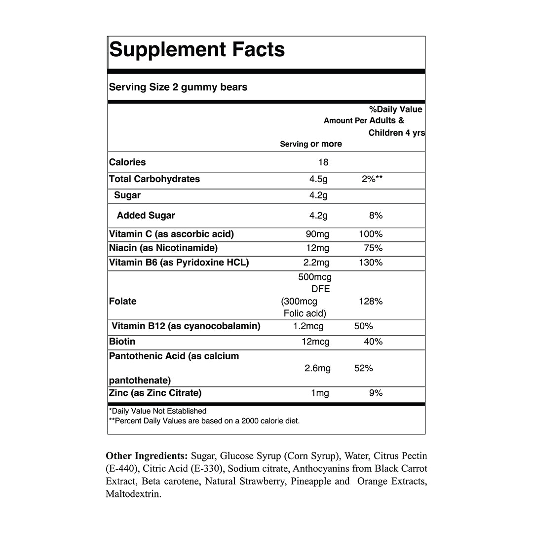 Multivitamin Mix Flavors Gummies
