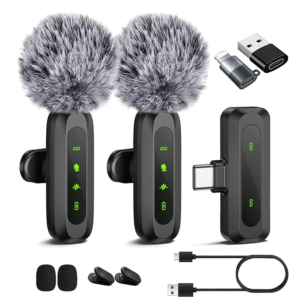 Clip-on Wireless Microphone for Live Recording