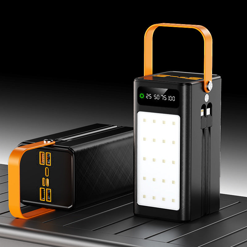 Ultra-Large Capacity Solar Power Bank with LED