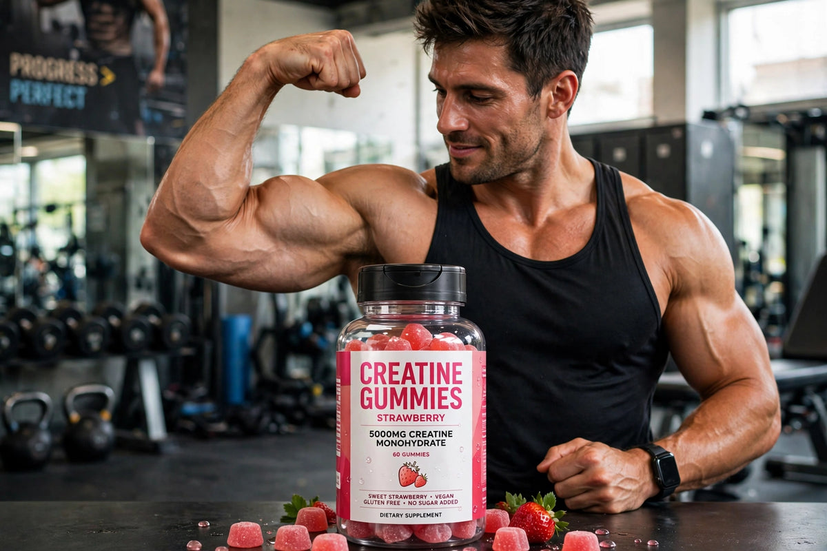 Creatine Gummies with Taurine and Vitamin B12