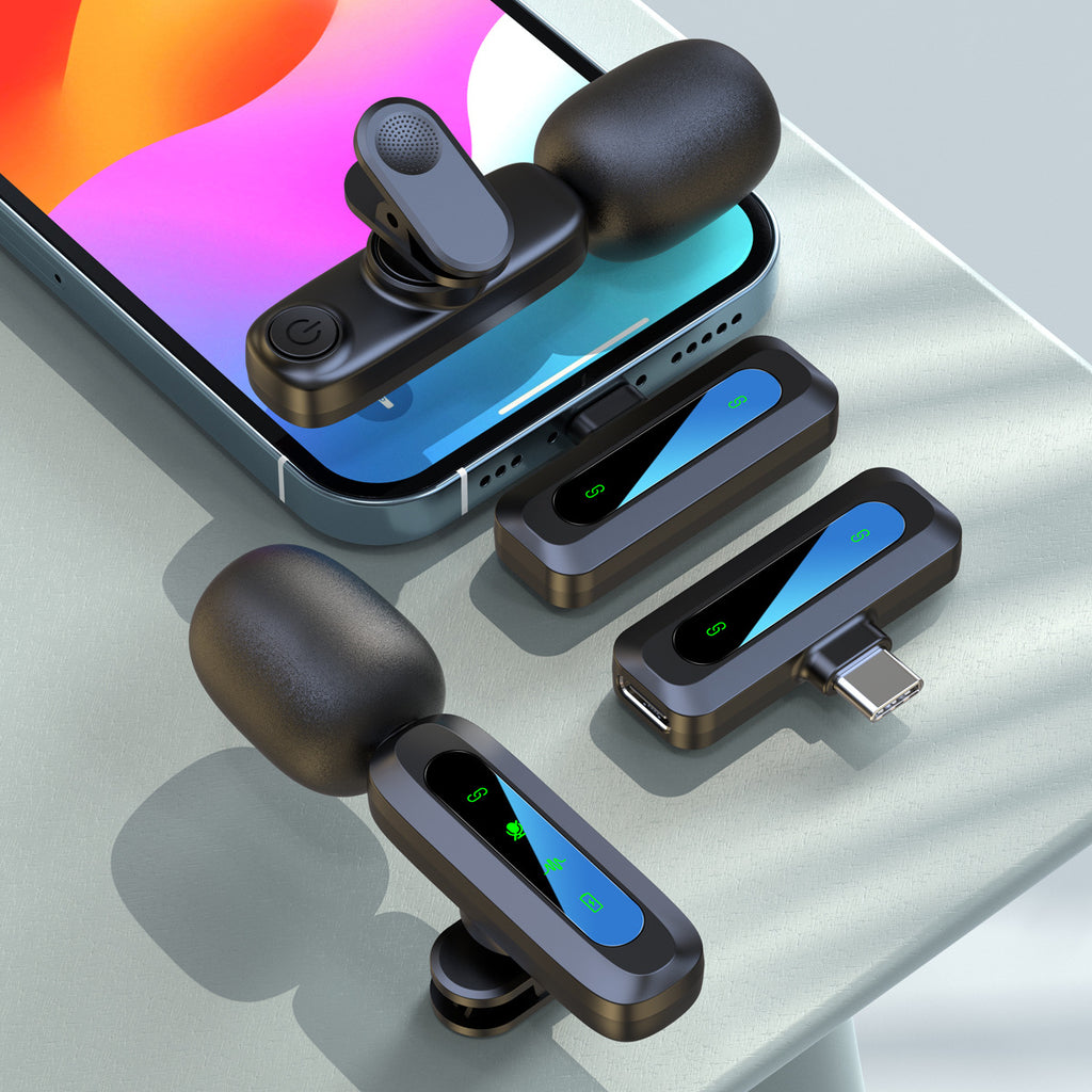 Clip-on Wireless Microphone for Live Recording