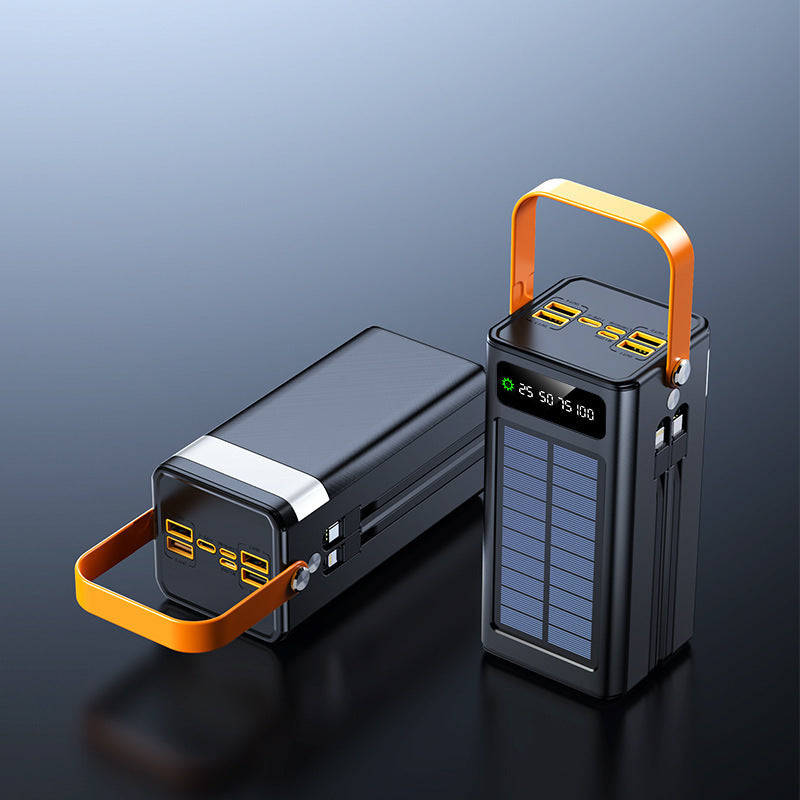 Ultra-Large Capacity Solar Power Bank with LED